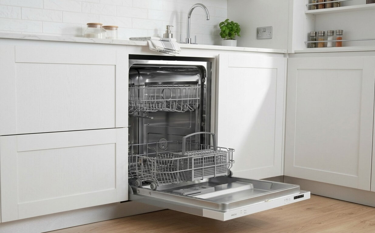 Dishwasher in a kitchen